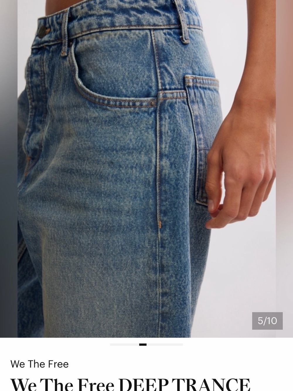 We The Free Deep Trance Boyfriend Jeans size 31 (Listing price is for both) - Picture 5 of 16